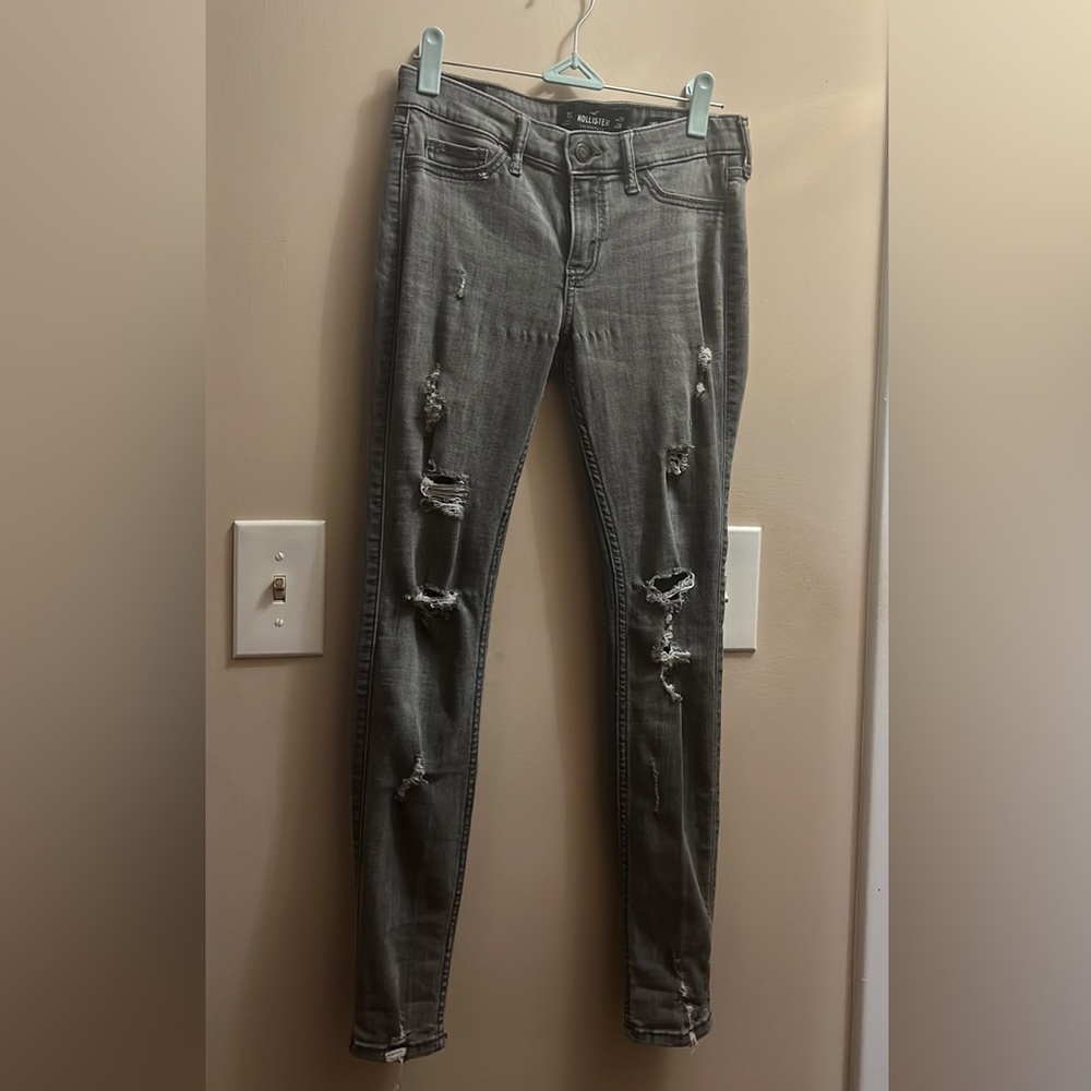 Hollister gray skinny jeans 1S